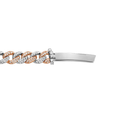 Diamond Cuban Necklace in 14k Gold 17.62 Ctw